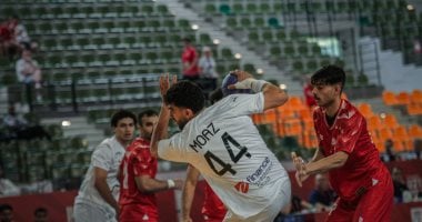 منتخب شباب اليد يتأخر أمام ألمانيا 13-9 بالشوط الأول في بطولة العالم